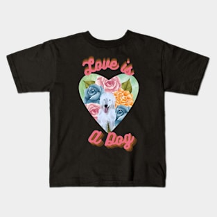 Love is a Dog Kids T-Shirt